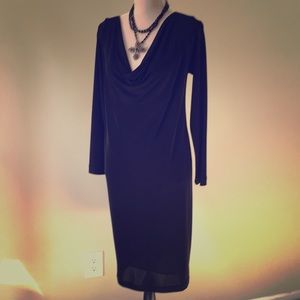Olian Jersey knit black dress Size M